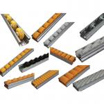 Industrial Roller Track Flow Rail ABS Plastic WheelsFor Warehouse Shelf Rack System