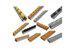 China Industrial Roller Track Flow Rail ABS Plastic WheelsFor Warehouse Shelf Rack System supplier