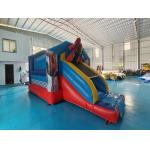 Fireproof 0.55mm Inflatable Jumping Castle Bouncer Combo With Slide Spiderman for sale