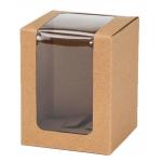 Custom Small Transparent Display Box Kraft Paper White Cardboard Packaging For Aromatherapy Or Gifts for sale