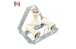 China 10kn Load Nylon Triple Corner Cable Pulling Rollers supplier