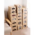 Rectangle Cardboard Shoe Boxes CMYK Printing With Magnetic Closure