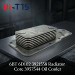 High Quality Engine Parts 3921558 3957544 Oil Cooler for 6BT 6D102 Machinery Engine Spare Parts for sale