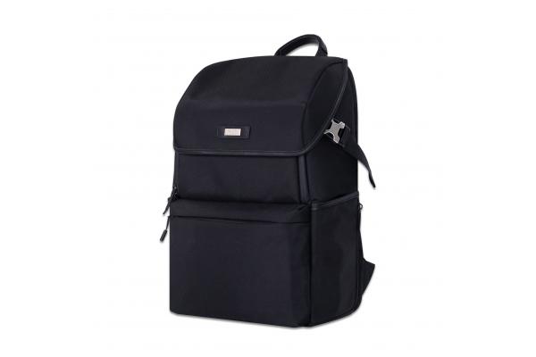 Durable Black Laptop Backpacks Bag , Business Computer Backpack 17 Inch