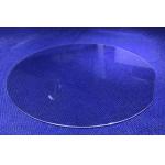 Circular Transparent Sapphire Optical Windows Quartz Customized Sapphire Lens Wafer With Hole for sale