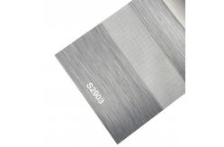 China Polyester Fabric Wrapped Square Cover High Quality Manual Zebra Blinds Fabric supplier