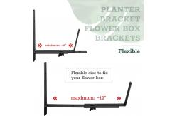 China Flexible Flower Box Holder for Holding Different Flower Boxes Planter Box Brackets supplier
