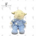 ODM OEM New Design Soft Animal Toys Popular Stuffed Sleepy Sheep Dolls Factory Custom EN71 Standard Plush Lamb Toys for sale