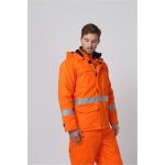 99% Cotton Cold Weather Workwear 50mm FR Tape Cold Weather Work Coat for sale