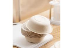 China 42oz Biodegradable Sugarcane Bagasse Bowl Compostable Salad Containers supplier