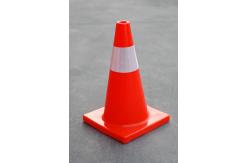 China 45cm Chile Standard PVC Road Maintance Safety Cone supplier