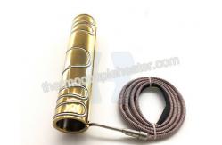 China hot runner brass pipe nozzle heater coil heaters for hot runner system supplier