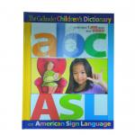 Dictionary of American Sign Language Gloss Laminated Hardcover Dictionary with 4c/4c Matte Art Paper Pages for sale