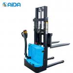 Stand on Electric Pallet Stacker Truck Max Lift Height 3500mm Capacity 1500kg for sale