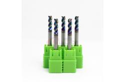 China 1/8 Aluminum Finishing End Mill 4mm 3 Flute  Cutting RLD Tools supplier