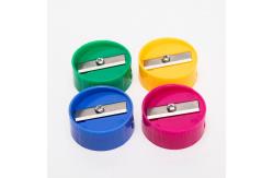 China Mini Round 28mm Handheld Pencil Sharpener Fancy supplier