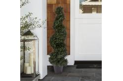 China Height 150cm Cypress Tree Green Artificial Plant UV Resistant supplier