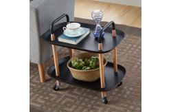 China 3 Tier kitchen plastic Household Multifunctional office storage rack cart supplier