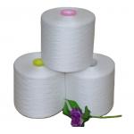20/2 40/2 60/2 80/2 Yizheng Fiber Raw White 100% Polyester Ring Spun Yarn Price for sale