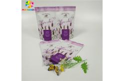China Custom Matte Printing Foil Pouch Packaging Flat Bottom Body Scrub Bag With Zipper supplier