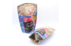China CMYK Printed 70g Kraft Paper Laminated Bags Zipper Top Resealable Stand Up Pouches supplier