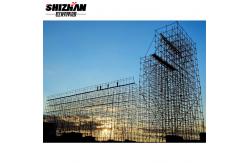 China H FRAME Construction Site Lightweight Aluminum Scaffolding With Clamps supplier