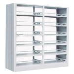 School Library Durable 0.8m Iron Metal Book Shelf