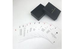 China Custom Printed Waterproof Plastic Poker Cards With Rigid 2PCS Box 63x88mm supplier