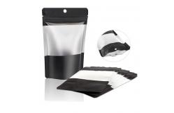 China 5.5*8.5in Smell Proof Mylar k Packaging Bag With Clear Window supplier