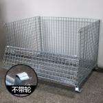 Hot Dipped Galvanized Industrial Collapsible Wire Container Products , Stackable Wire Mesh Bins for sale