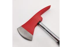 China Steel Short 32cm Fireman Fire Rescue Axe With Plastic Handle supplier