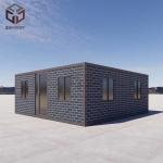 ODM 40ft Expandable Flat Pack Folding House Shipping Container Homes for sale