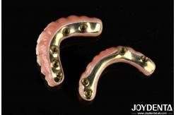 China High Durability Ti-Bar Zirconia Hybrid Bridge For Achieving Aesthetics supplier
