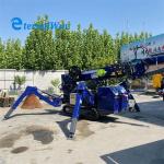 Euro 5 Diesel Engine Crawler Crane Mini Spider Crane 3ton Load Capacity