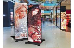 China Floor Standing LED Retail Poster Display Panel Full Colour P3 Epistar Chip supplier