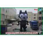 Giant 6m Cartoon Inflatable Cat Commerical Advertising For Outdoor for sale