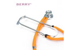 China Double Head Double Membrane Orange Stethoscope Digital supplier