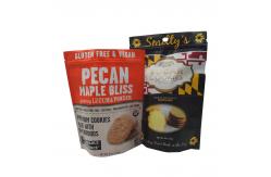 China Stand Up Zipper Bag Plastic Pouches Packaging For Chocolate Chip Cookies Biscuit supplier