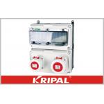 Dustproof Construction Power Distribution Box / Outdoor Electrical Outlet Boxes for sale