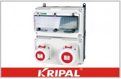 China Dustproof Construction Power Distribution Box / Outdoor Electrical Outlet Boxes supplier