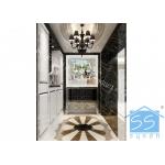 Stained Beveled Glass Panels For Door / Window Pattern Solid Structure for sale
