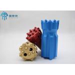 T38 64mm Retract Button Bit Hard Rock Drill Ballistic Type Flat Face Threaded for sale