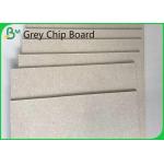 Waterproof Recycled Pulp Grey Chipboard 19 Inch / 72 Inch 1.0mm / 1.5mm for sale