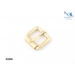 Shiny  Shoe Strap Buckles / Belt Small Roller Buckle Polished With Hanging Plating for sale