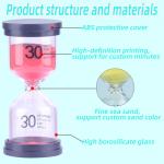 Modern Small Sand Clock Hourglass 1 3 5 Minute Hourglass Timer Free Sample