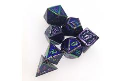 China Multifunctional  Custom Polyhedron Dice Set Handcrafted Nontoxic Metal Polished supplier