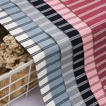Good Gloss Smooth Striped Lenjing Modal Material Fabric For Intimate Pajamas