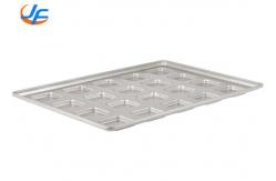 China RK Bakeware China Nonstick Aluminized Steel Square Ciabatta Roll Pan Baking Tray supplier