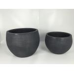 Waterproof And Fireproof Fiber Clay Planter For Customed Flower Planters Pots