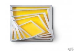 China Wooden Aluminium Screen Frames 120 Mesh For Manual Screen Printing Material supplier
